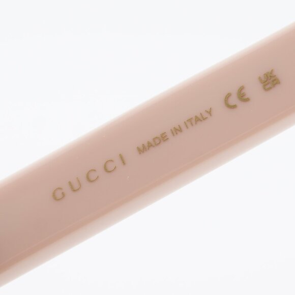 Gucci GG1714S 006 Sunglasses Black/Pink Square Frame, Grey Lenses main image 11